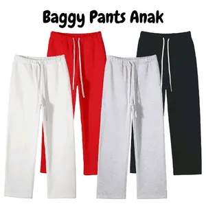 Baggy pants anak usia 4-12 tahun celana kulot perempuan dan laki-laki trend jogger korean style Fashion