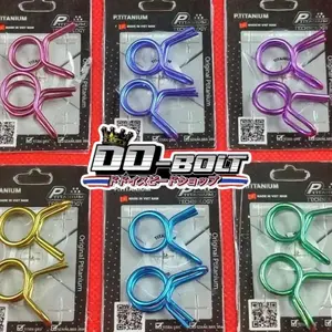 JEPITAN CLEM KLEM KLEMAN TABUNG MINYAK REM/ SELANG DRAIN TUBE UNIVERSAL ORIGINAL VIEATNAM GR5 HARGA (1 biji )