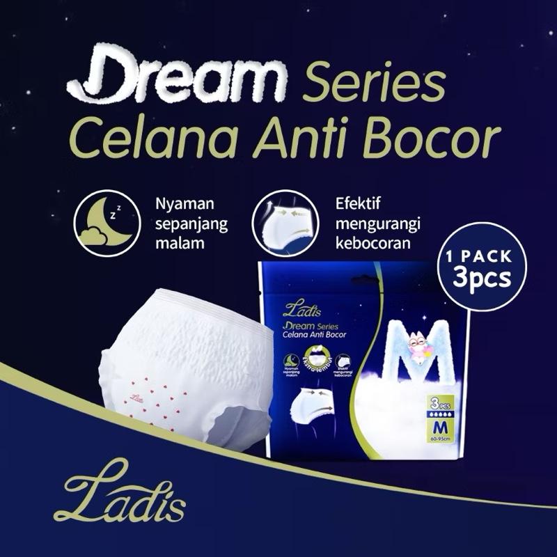 LADIS Dream Series Menstruation Pants Size M/L Celana Menstruasi / Pembalut Wanita Anti Bocor
