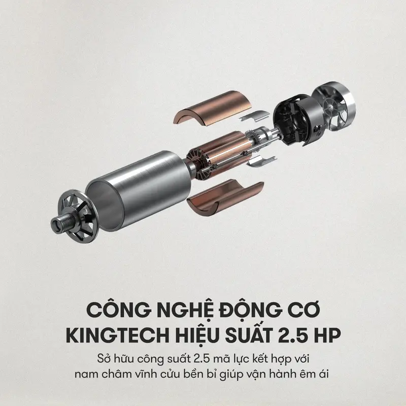 CHỈ GIAO MIỀN NAM I Máy chạy bộ KINGSPORT BK-8000 đơn năng,tốc độ tối đa 14km/h, 12 chường trình luyện tập, tra dầu tự động 2