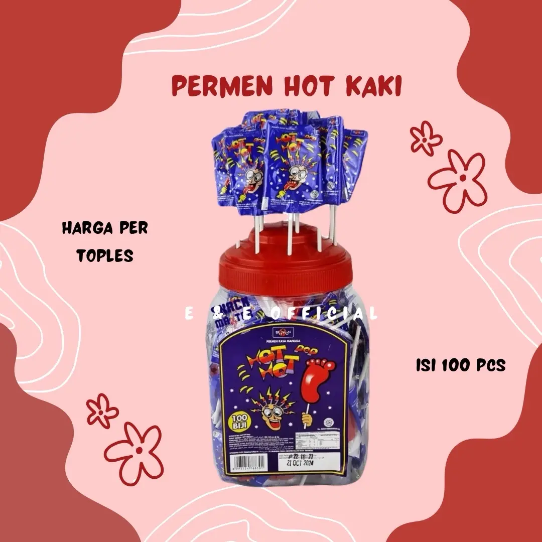 PERMEN KAKI MERAH / PERMEN HOT HOT  / PERMEN BRONSON / PERMEN PENDEKAR BIRU / PERMEN KAKI BIRU