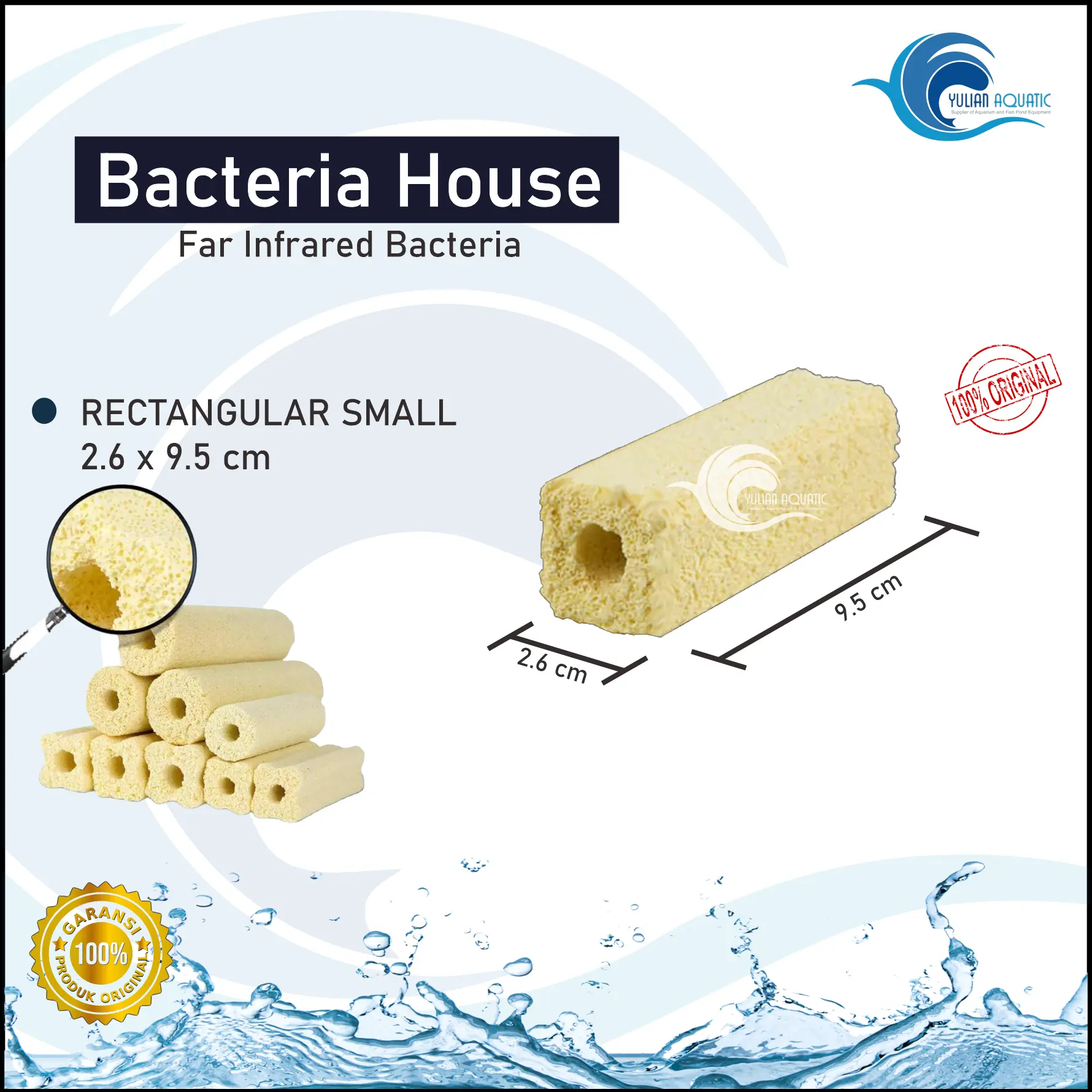 Rumah Bakteri Momogi Bacteria House media biologis  filter rumah bacteri