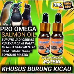Vitamin Burung Pro omega Salmon Oil Minyak Ikan