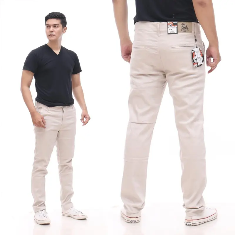 celana panjang chinos impor premium Distro Pria  Katun Stretch 2