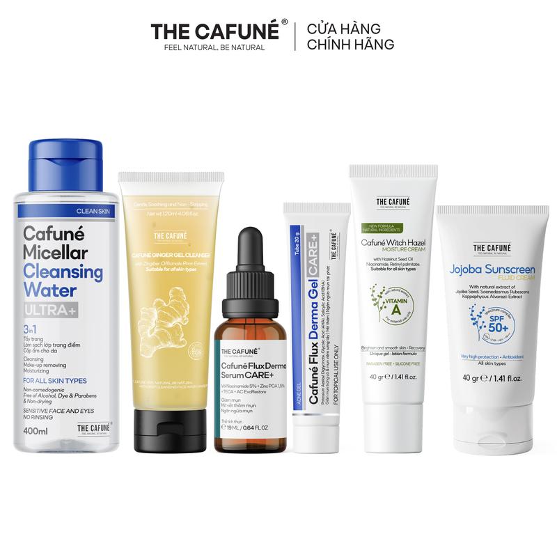 Combo Chăm Sóc Da Mụn & Thâm Toàn Diện The Cafuné
