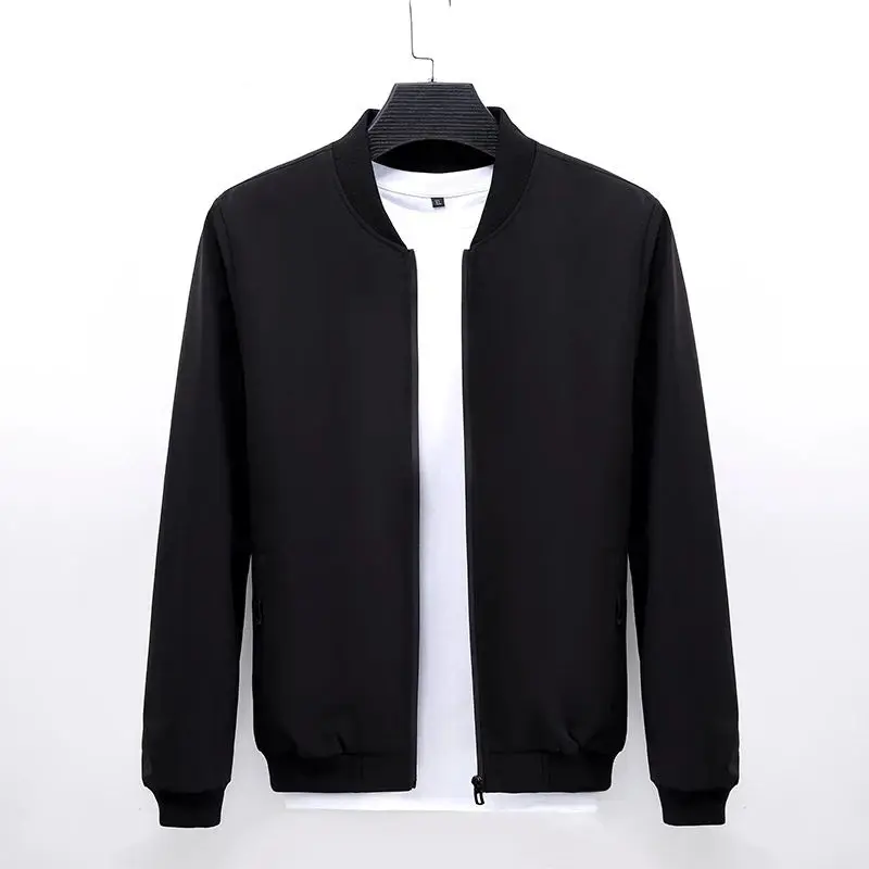 Jaket Bomber polos Tasland Slim-fiting 4