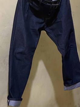 Product Review of WORNDENIM-Bigsize Muzafa Series-raw denim 15 oz-buttonfly-sanforized-slimstright-non stretch Celana Panjang from G**🌾 2