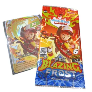 Pack / Pek Blazing Frost Kartu BoBoiBoy Monsta Galaxy Card Indonesia 1/9 BoBoiBoy Nova Tier S (SEALED)