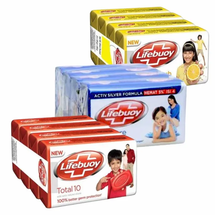 60 GR 4 PCS LIFEBUOY SABUN BATANG. BENDED 3PACK[12 PCS] 1