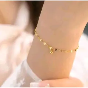 gelang tangan wanita dewasa motof pecah kopi anti karat anti luntur