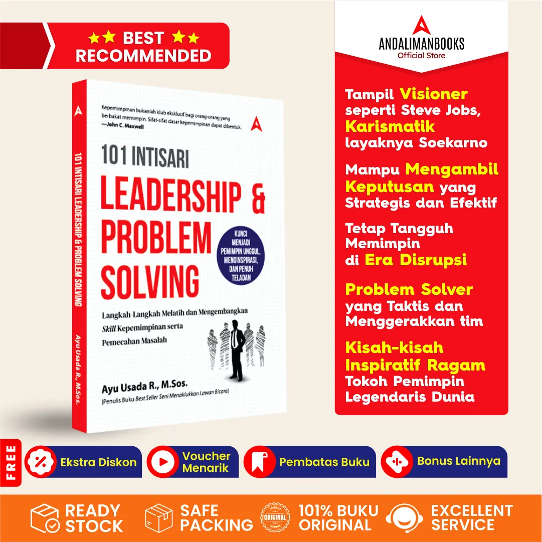 BUKU MOTIVASI - 101 LEADERSHIP & PROBLEM SOLVING - SELF IMPROVEMENT