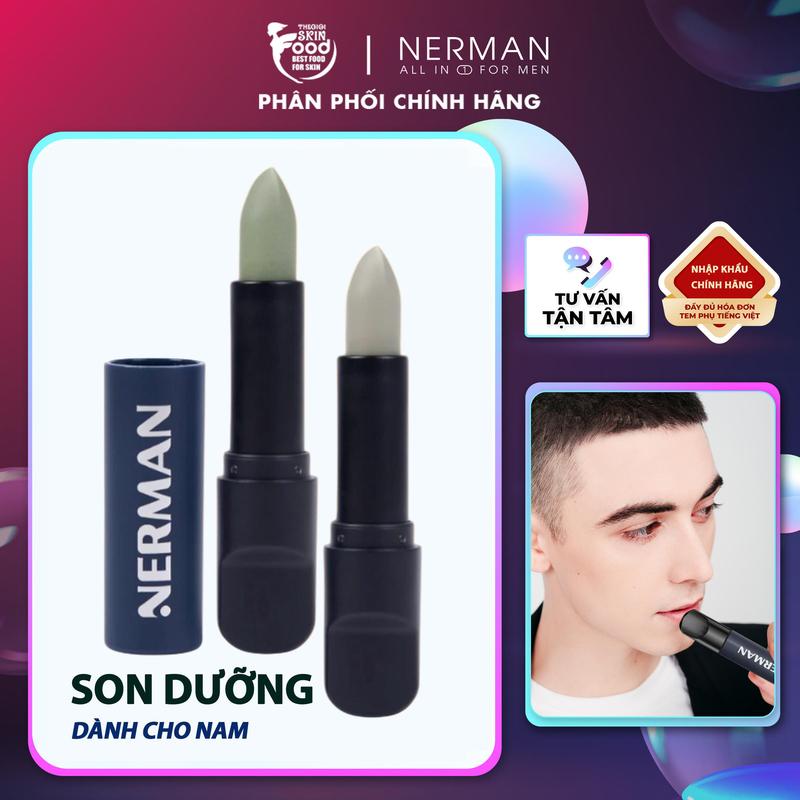 Son Dưỡng Môi Dành Cho Nam Giới Nerman Men's Lip Balm 4g #01