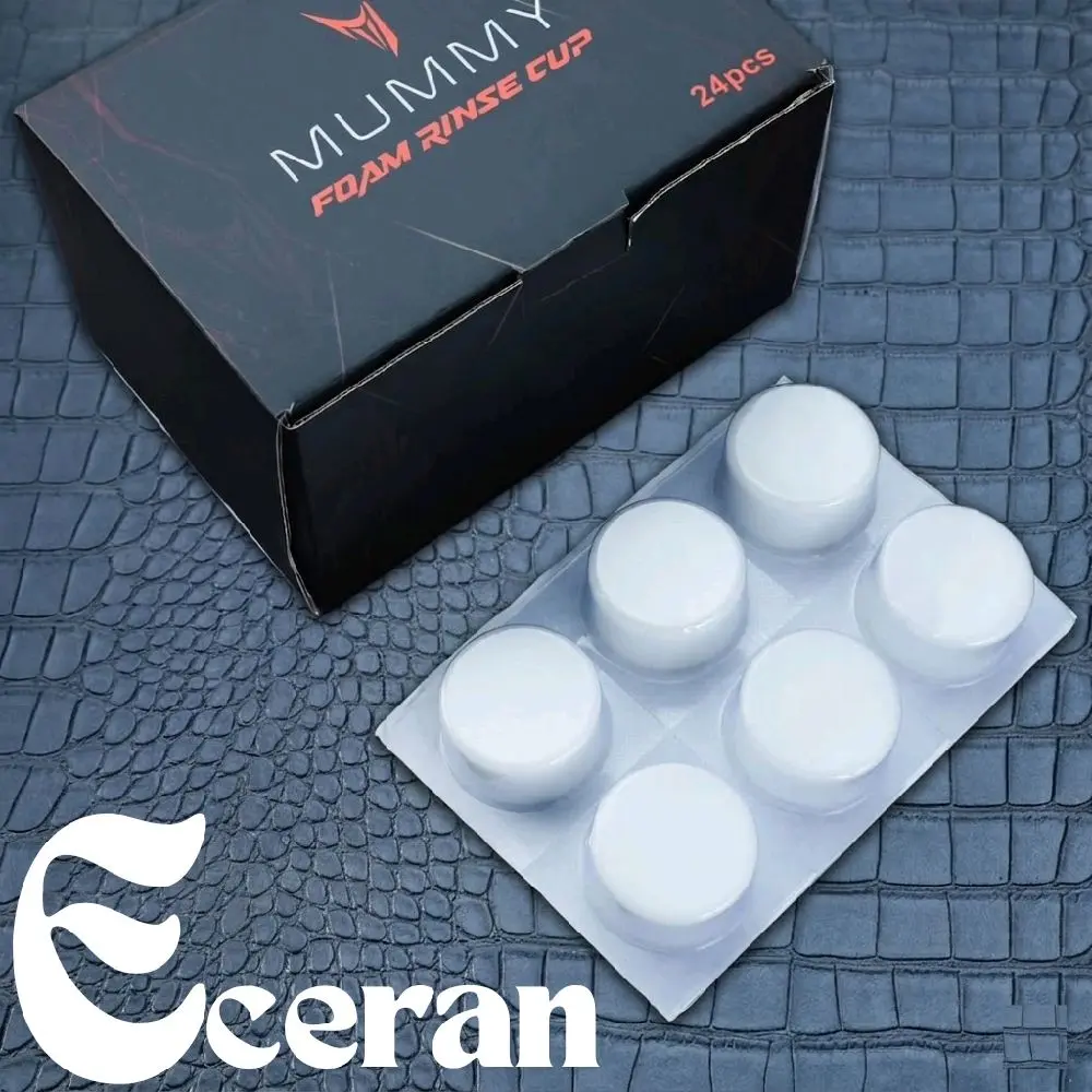 Mummy tato dip Foam Rinse Cup Eceran per 1 biji-untuk membersihkan jarum tato secara efektif