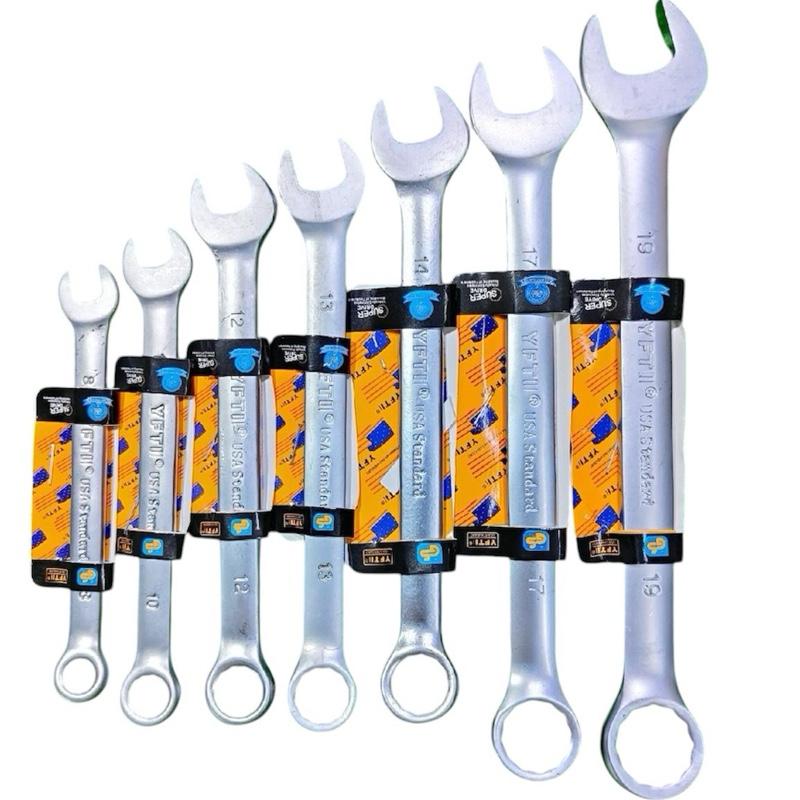  Combo 7 Khoá Cờ Lê Hàng Đẹp 8.10.12.13.14.17.19 Vòng Miệng Loại Tốt 