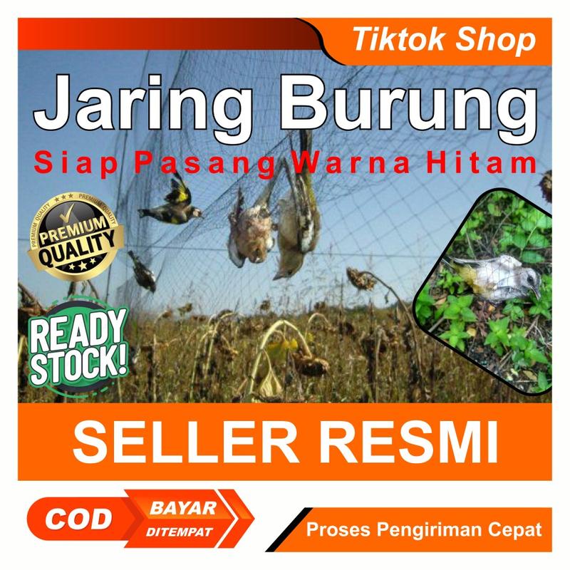 Product Introduction of jaring/jaring burung/Jaring burung kecil/jaring burung kutilang/jaring burung siap pakai warna hitam 7