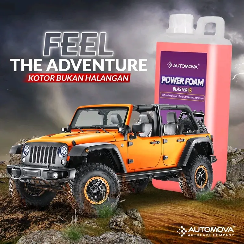 AUTOMOVA - TOUCHLESS SHAMPOO POWER FOAM BLASTER 500ML BY AUTOMOVA - SHAMPOO TANPA SENTUH POWER FOAM BLASTER 500ML - SHAMPOO TANPA SENTUH MOTOR DAN MOBIL 2