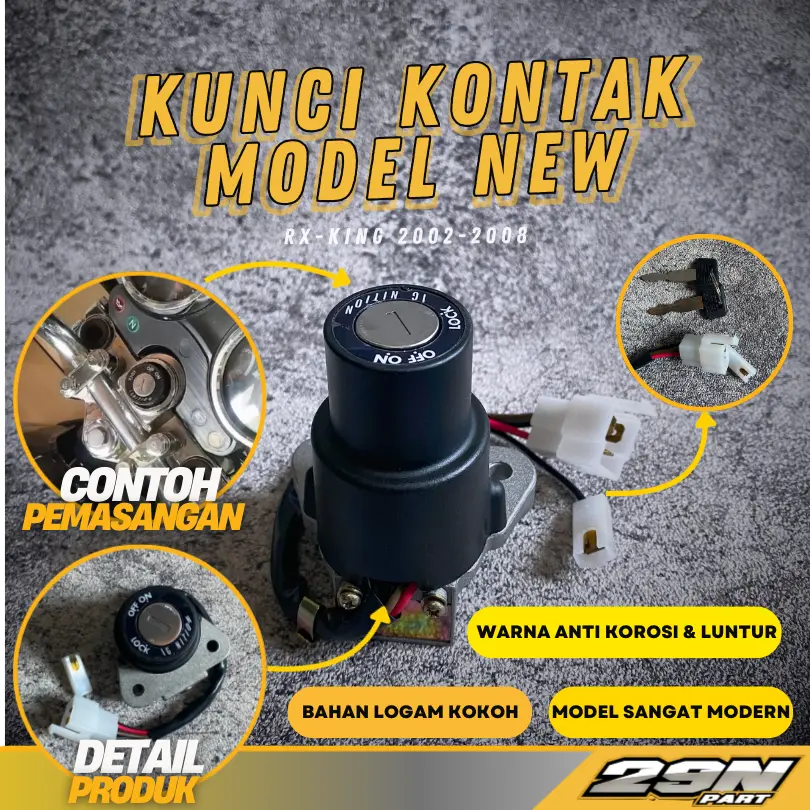 Kunci Kontak Motor Yamaha RX KING RXKING RXK NEW Tahun Muda