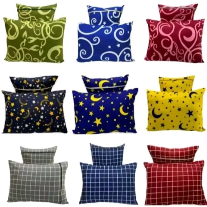 (4pcs) SARUNG BANTAL RESLETING KATUN TIDAK LUNTUR