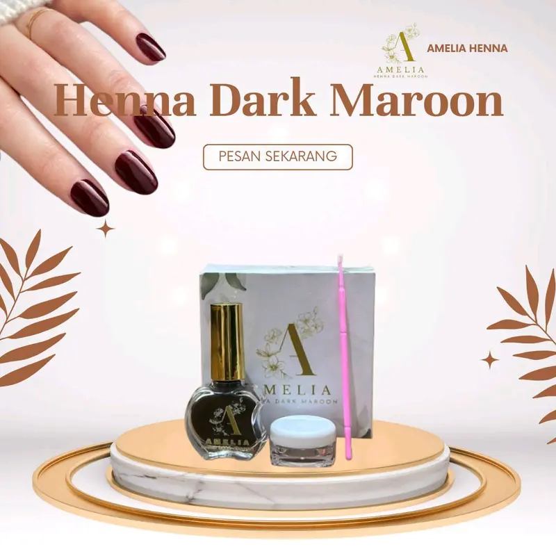 NAIL HENNA DARK MARON AMELIA 3