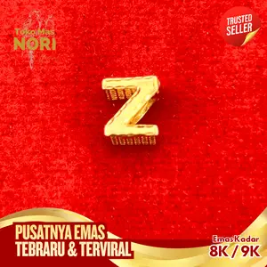 LIONTIN ABJAD Z INISIAL NAMA - EMAS 8K - TOKO MAS NORI OFFICIAL