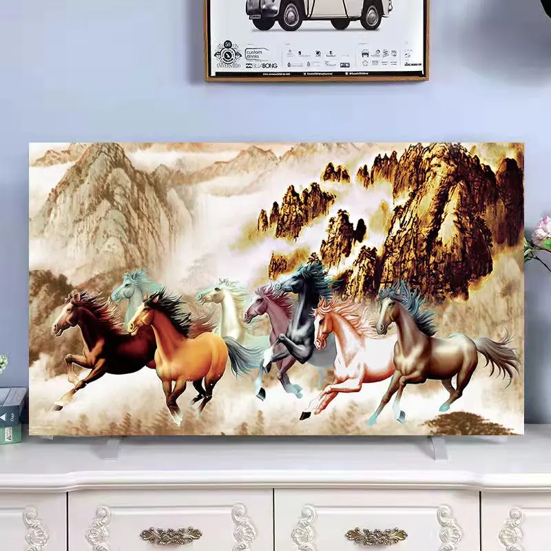 Vải Chống Bụi 55 Inch, Vỏ TV 42 Inch, Vỏ Màn Hình LCD 32 Inch 42 Inch, Vỏ Bảo Vệ Chống Bụi 50-65 Inch, Trang Trí Nhà Cửa, Treo Máy Tính Để Bàn, Bảo Vệ TV Thông Dụng Phẳng Và Cong