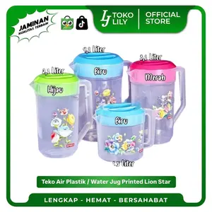 Teko Air Plastik / Water Jug Printed Lion Star 1,5-4,1 Liter