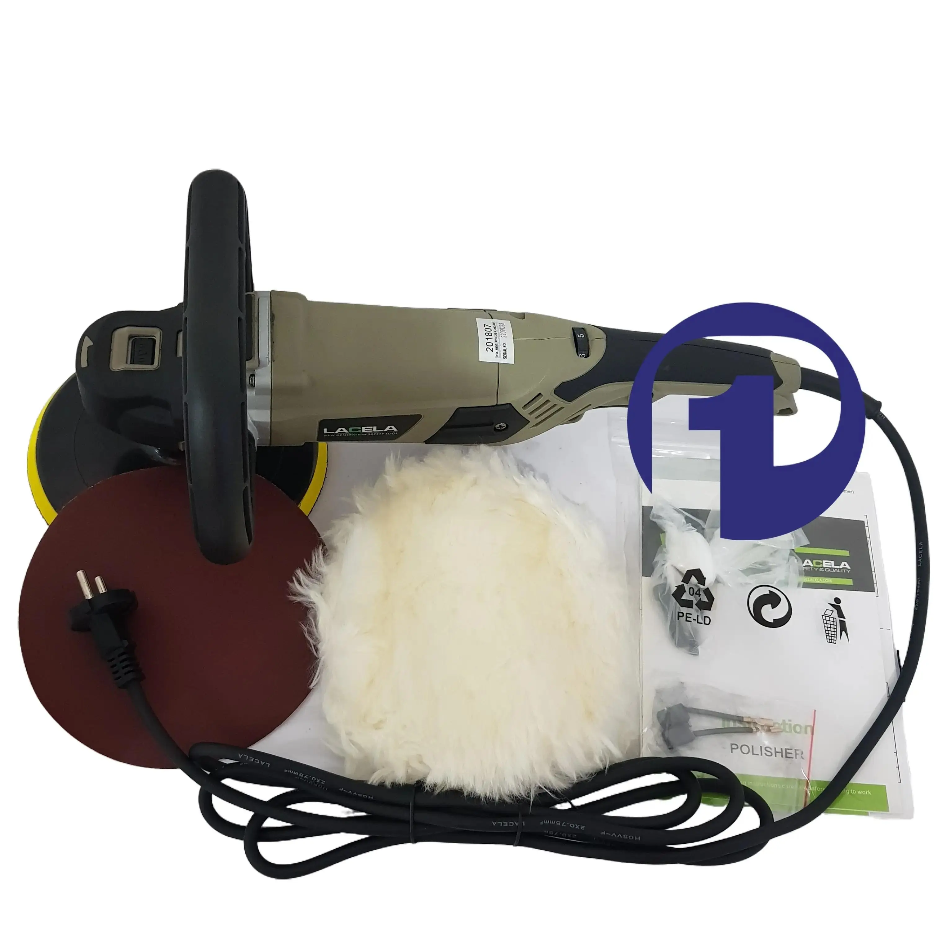 MESIN POLES POLIS POLISH POLISHER MOBIL MOTOR KERETA 7" 7 INCI LACELA 201807