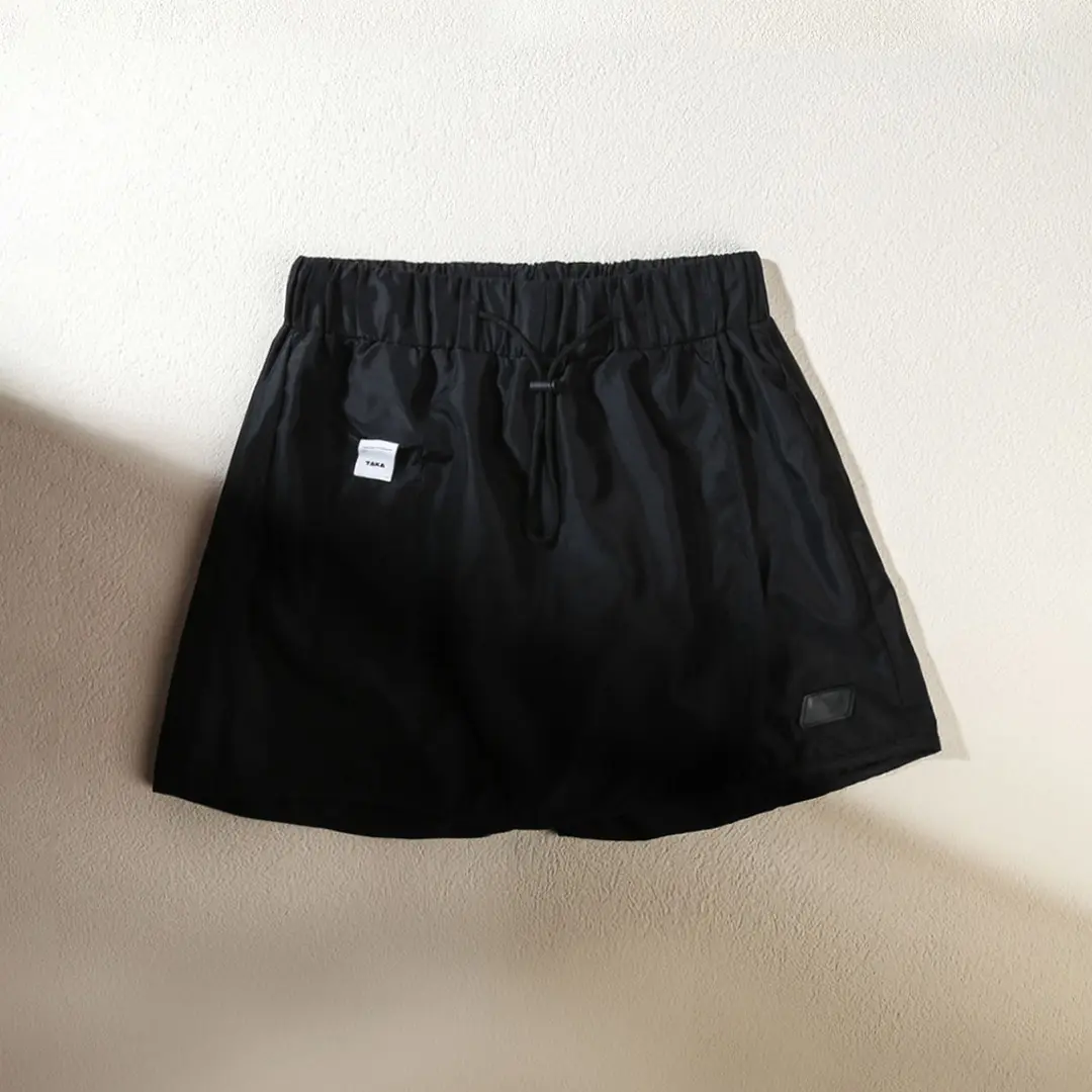 Taka Craft - Buggy Nylon Skort Luxe Black