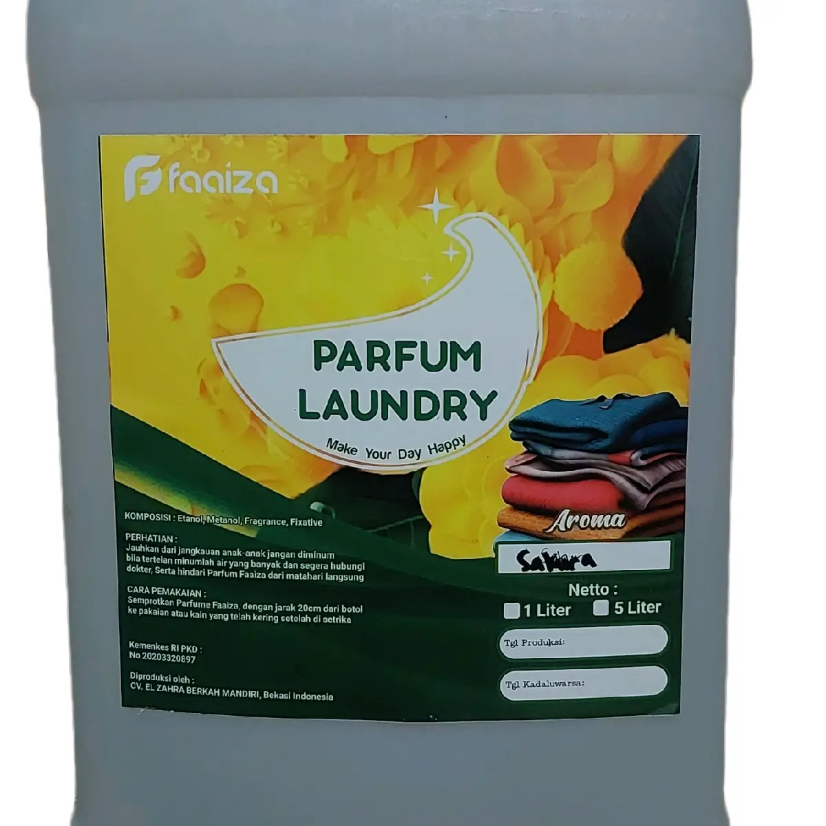 Parfum Laundry Super Wangi/Pengharum pakaian Super Wangi kemasan 5 Liter