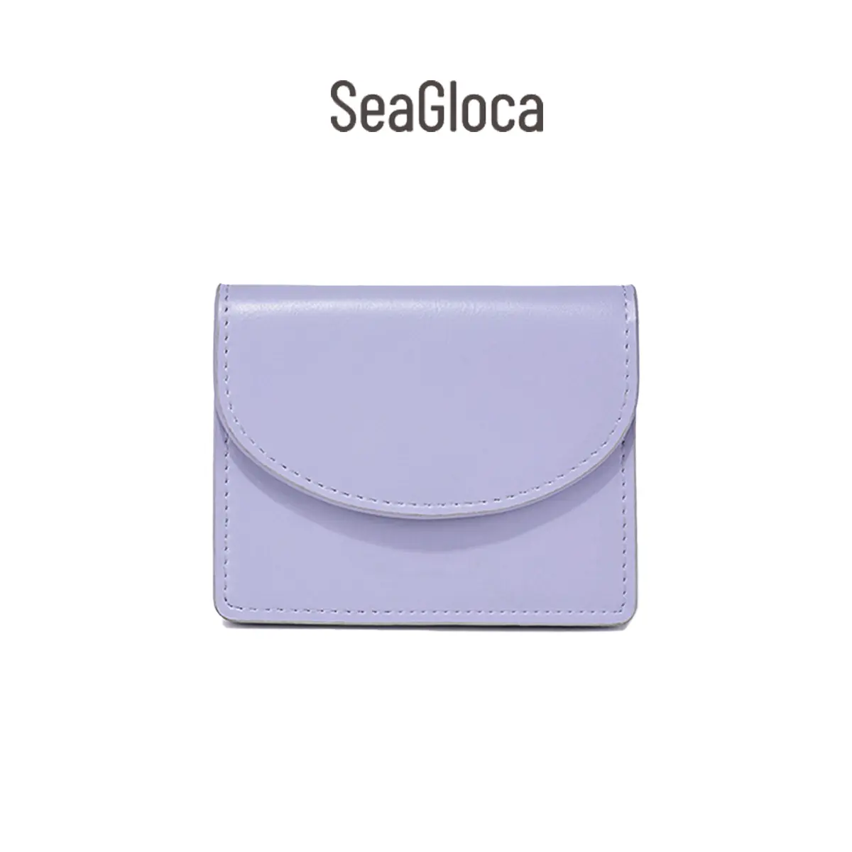 SeaGloca New Korean Simple Solid Color Wallet For Woman No.1494