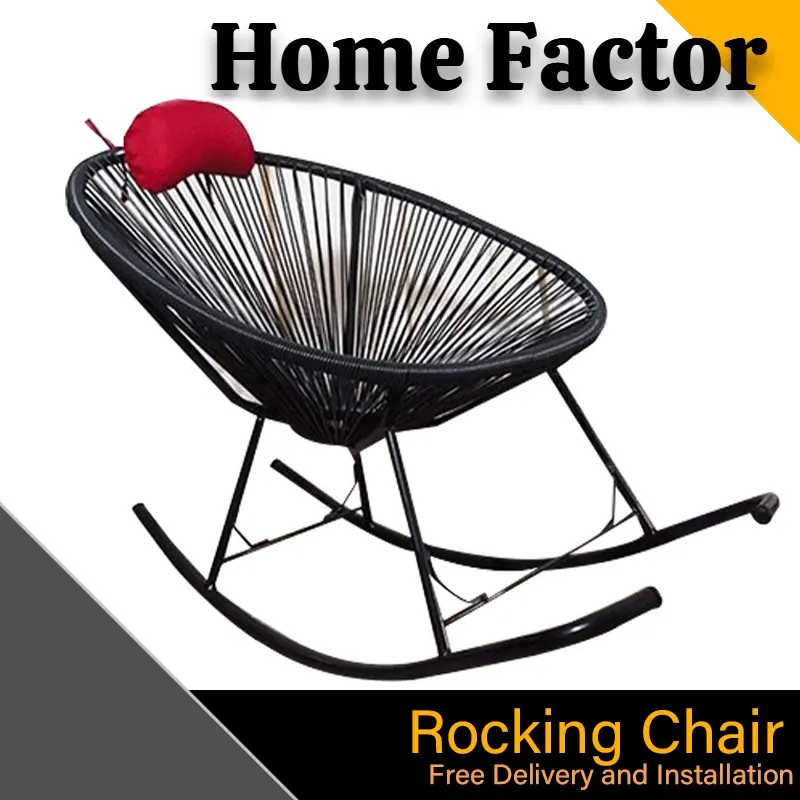 Outdoor Rocking chair (Free Install&Delivery)Balcony Chair Lazy Chair PE Rattan