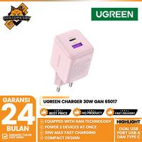 Gambar UGREEN Charger 30W GaN Dual USB Port USB A dan Type C Fast Charging - 65017 dari GGSTORESBY Kota Surabaya 1 Tokopedia
