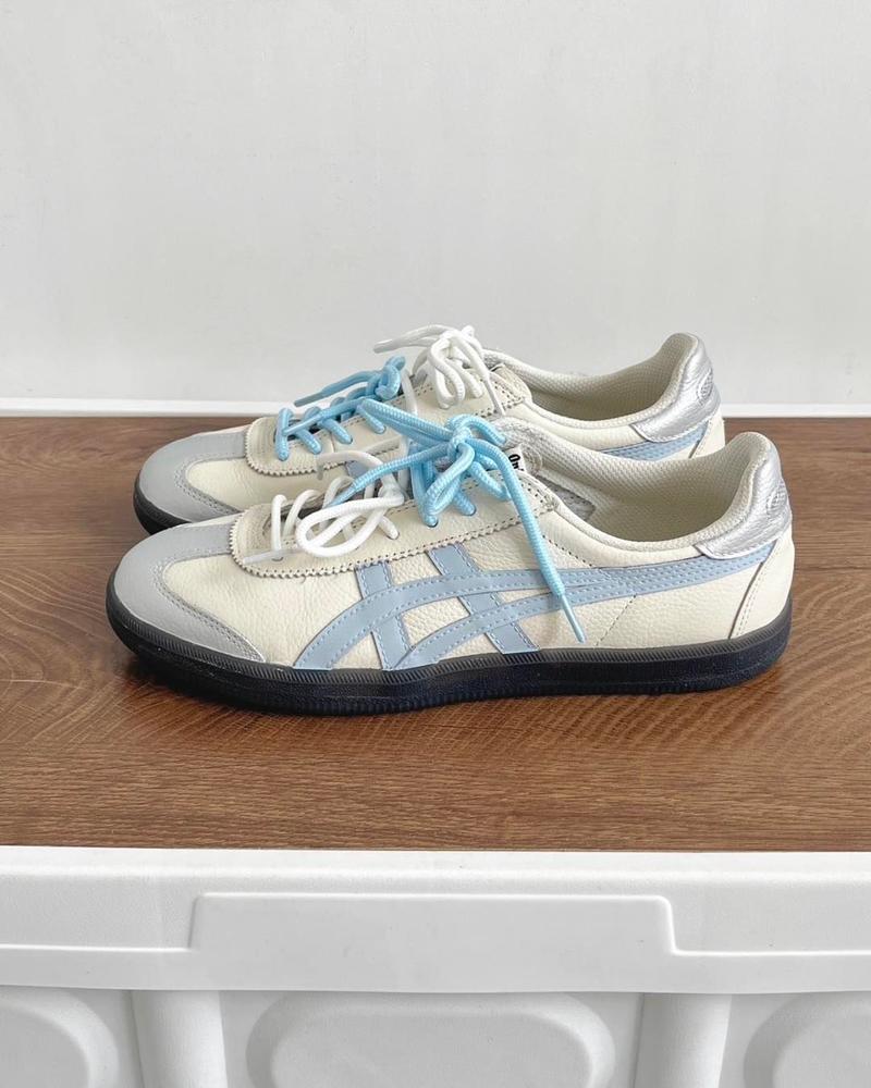 Product Introduction of Sneakers Wanita 0nitsukoa Tiger Tokuten Stay With Me Premium Kasual Biru Sky Silver Ukuran 35-41 Sneaker Sneaker 23