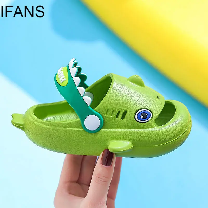 Sandal Anak Sepatu Anak Laki-laki Perempuan Sandal Anak Kartun Lucu Hiu Sandal Anak Laki-laki 7