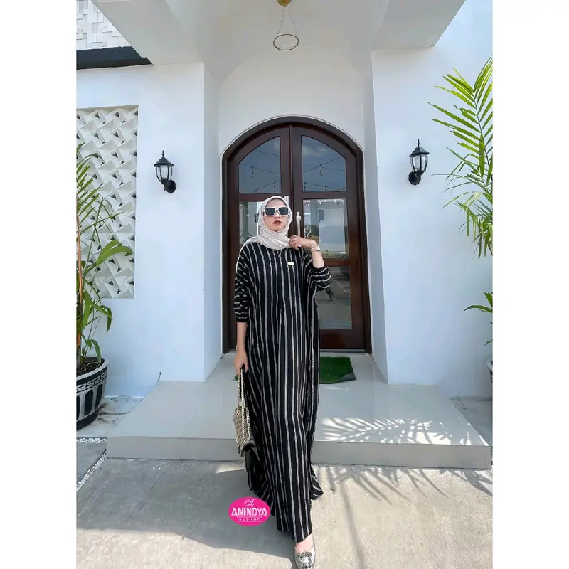 Anindya - Dress Best Seller Premium Gamis Kaftan Lebaran Wanita 6