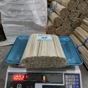 Tusuk Sate Ayam 21-22-23-24.cm 2.2.mm 1 kg Bulat Halus Putih Bersih Runcing Bersih kualitas super