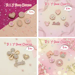 (BELI 3 DISKON 50%) Hiasan Sandal Lubang DIY Aksesoris Pin Sendal Wanita Dan Anak Motif Lucu Murah