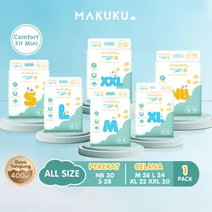 [LIVE EXCLUSIVE 1 PACK] MAKUKU SAP Diapers Comfort Fit