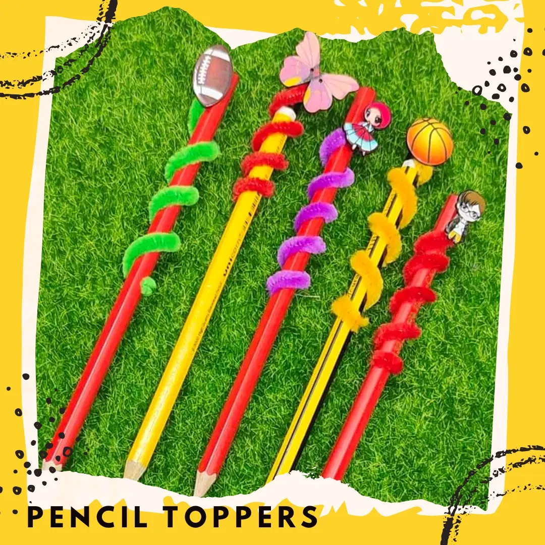 Topper Pencil@Pen / Hiasaan Pensil Kawat Bulu / Hadiah Murah / Hadiah Murid