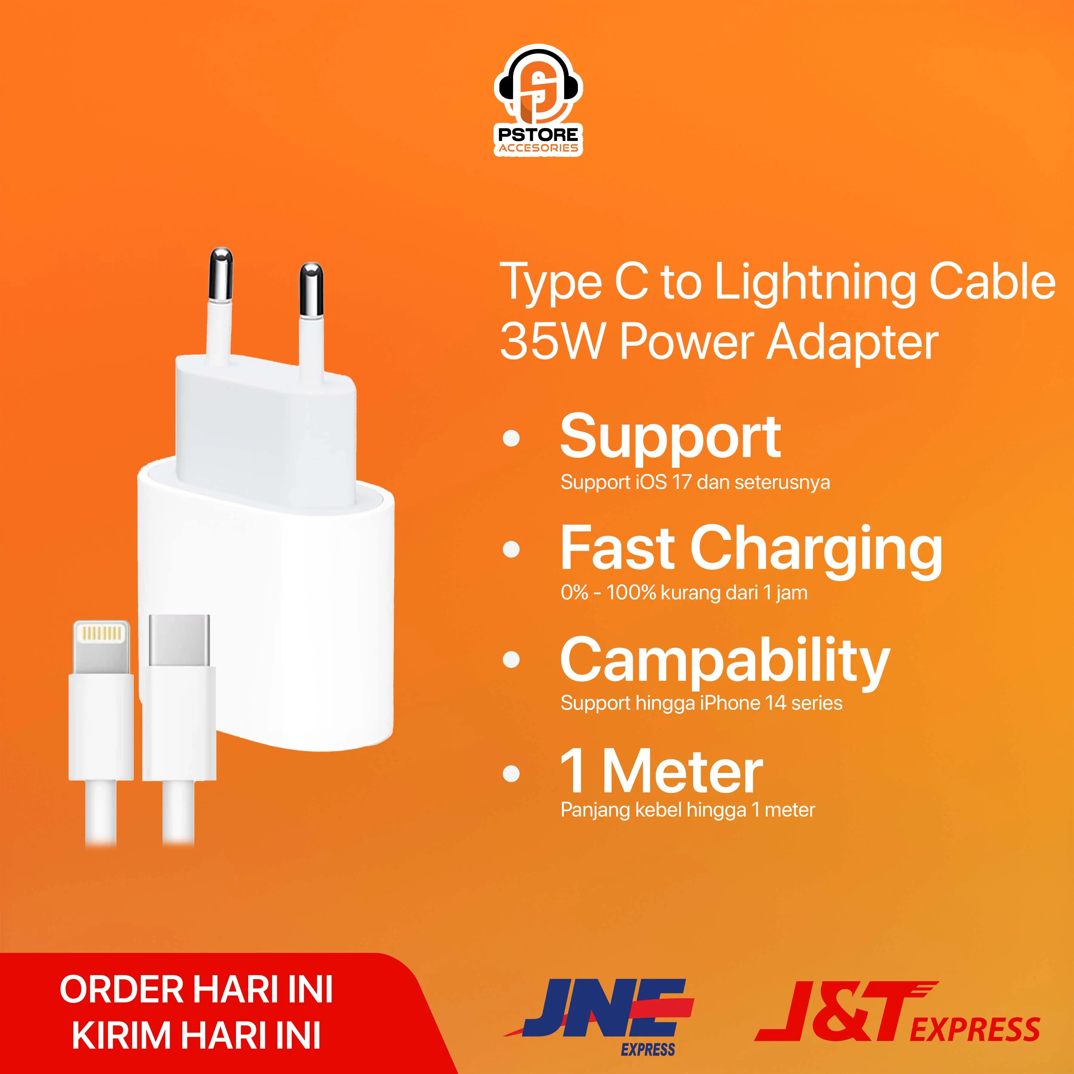 CHARGER IP FAST CHARGER️️ Adaptor Kabel