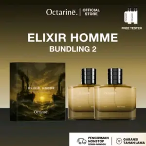 Octarine Elixir Homme Bundling 2 - Parfum Pria Terbaik dengan Free Tester Eau Perfume Unisex