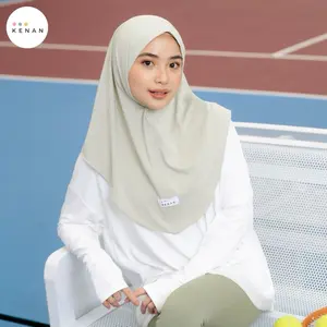 KENAN - Daily Hijab HAWA INSTAN Size S Matt Jersey Muslim Kerudung Bergo Simple Casual