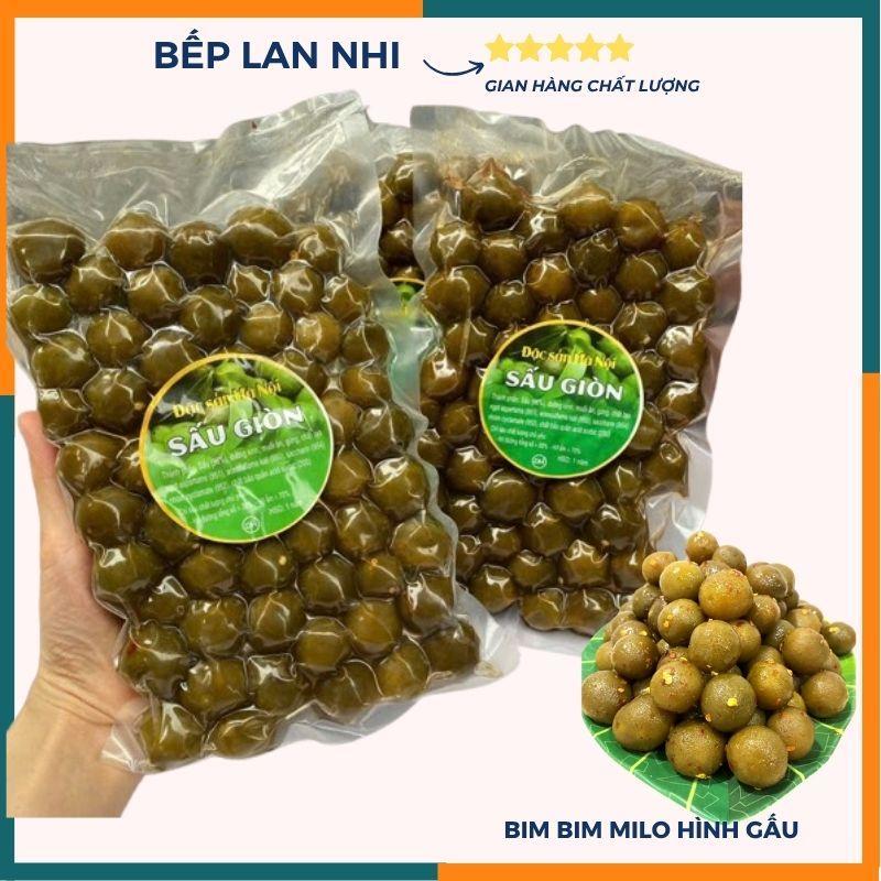 Ô mai sấu giòn cay 500gr Ăn Vặt siêu ngon Khó cưỡng Đặc sản Hà Nội