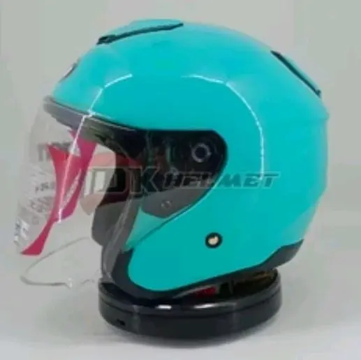 Helm KYT Kyoto R Solid Original 100% Half Face Motorcycle Single Visor - Ukuran M/L/XL 1