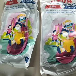 Masker Kf94 Anak Polos 1 Pack Isi 10 Pcs 4Ply