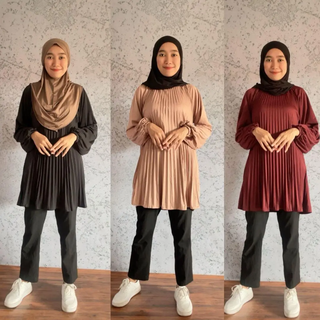 06  - HANABI - PLEATED TUNICS - PTP 60 Womenswear