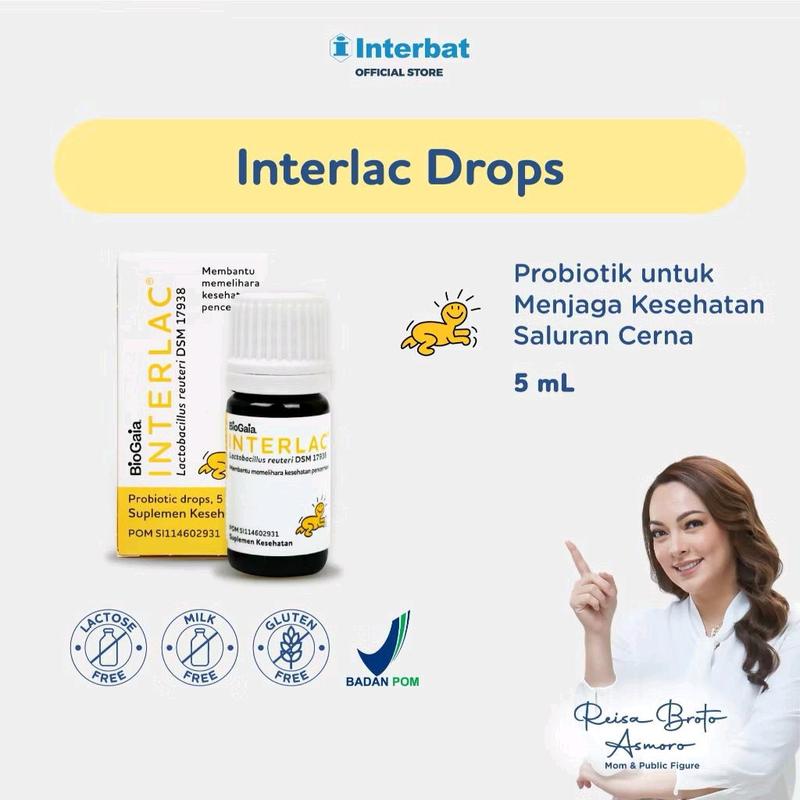 Interlac Drops Probiotik untuk Menjaga Kesehatan Pencernaan Bayi dan Anak - Pelancar 5