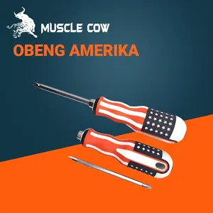 Obeng Bolak Balik 2in1 - Model USA dengan Ujung Magnet, Praktis dan Ekonomis