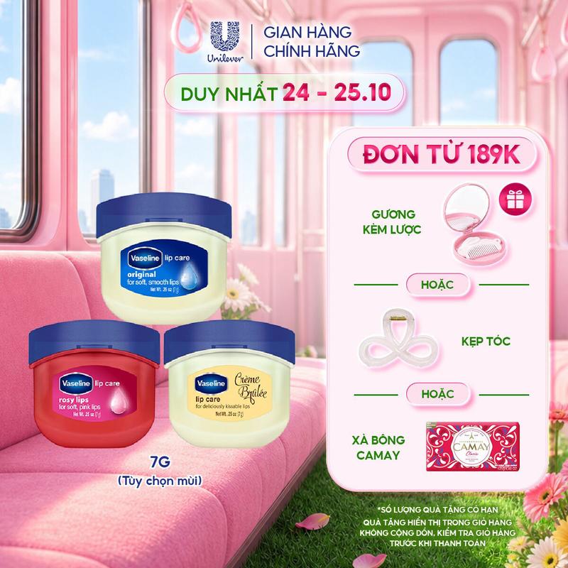 Sáp Dưỡng Môi Vaseline Lip Care 7g (tùy chọn)