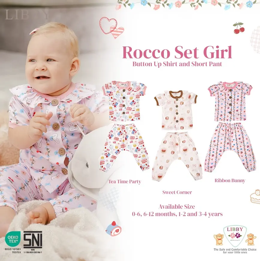 Baby Bon - LIBBY Earth Setelan Bayi & Anak Celana PANJANG Rocco set Girl 0-4 Tahun (1 Stel) - Setelan Bayi & Anak Perempuan 0-4 Tahun
